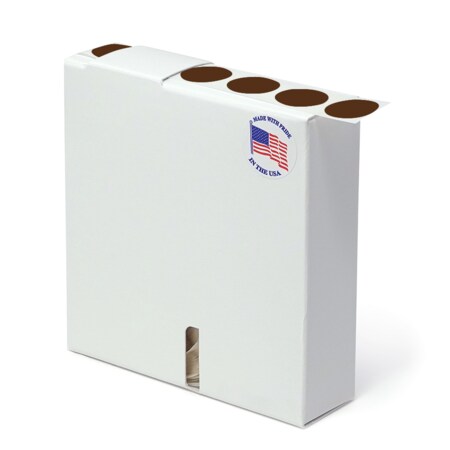 Nevs 3/4" Color Coding Dots Brown - Roll Form DOT-34RL Brown